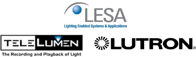 Partner logos for LESA, TELELUMEN, and LUTRON
